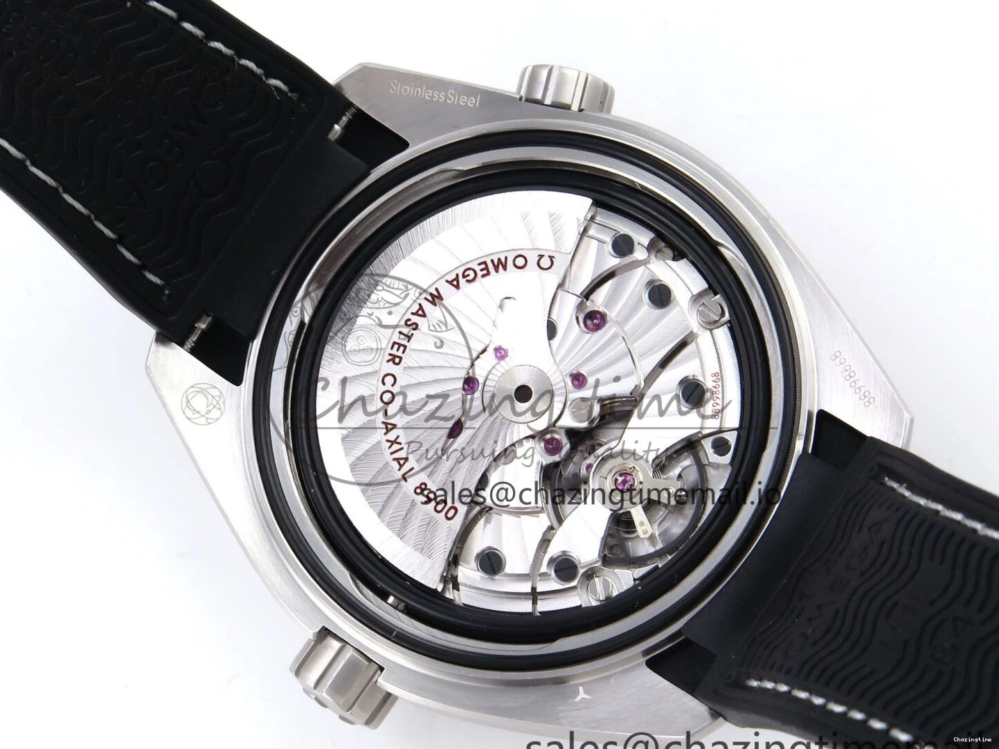 0522 AllSeason Planet Ocean 43.5mm SS VSF 1:1 Best Edition Gray Bezel Gray Dial on Black Rubber Strap A8900 Super Clone 7712